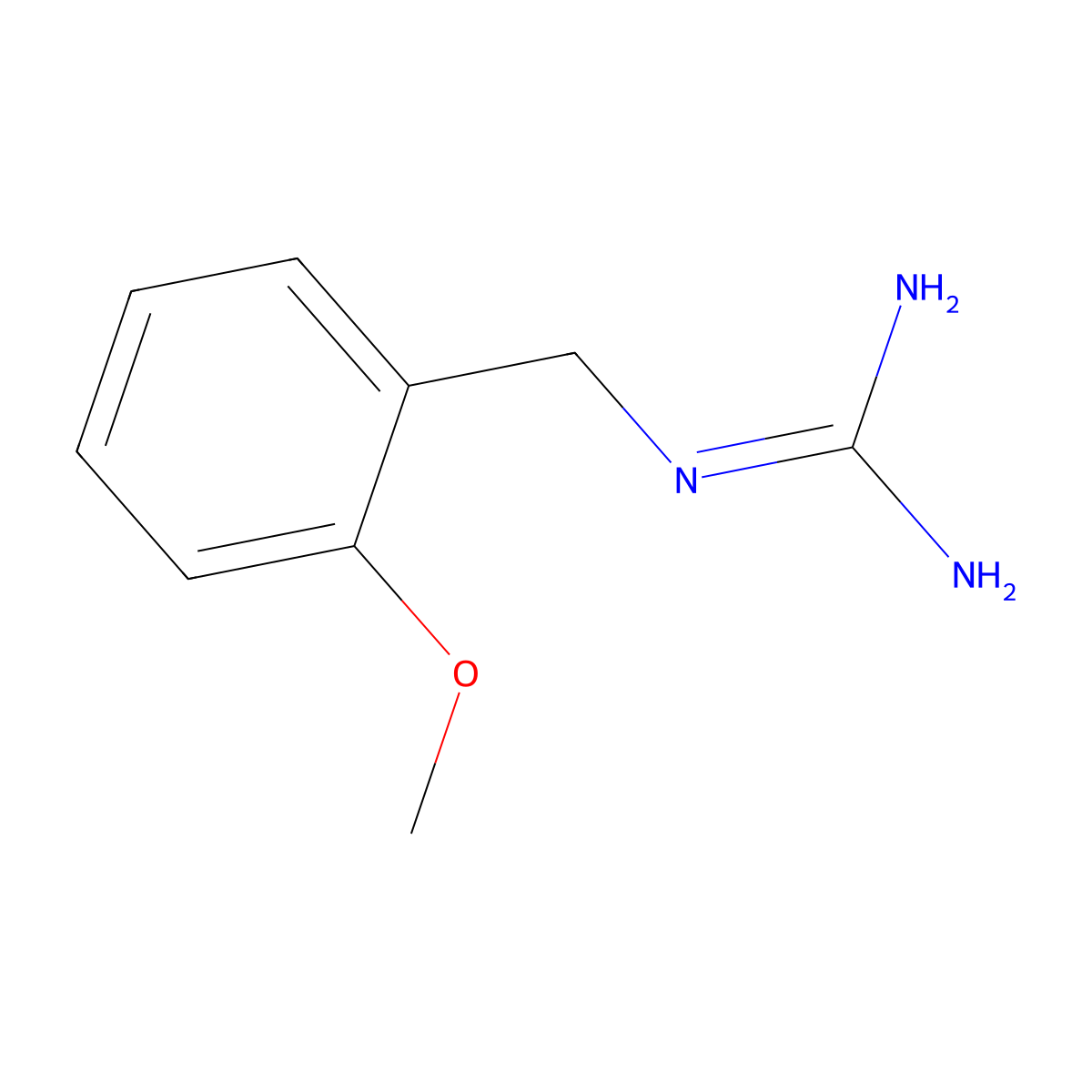 1-(2-Methoxybenzyl)guanidine molecular structure, CAS 224947-74-4