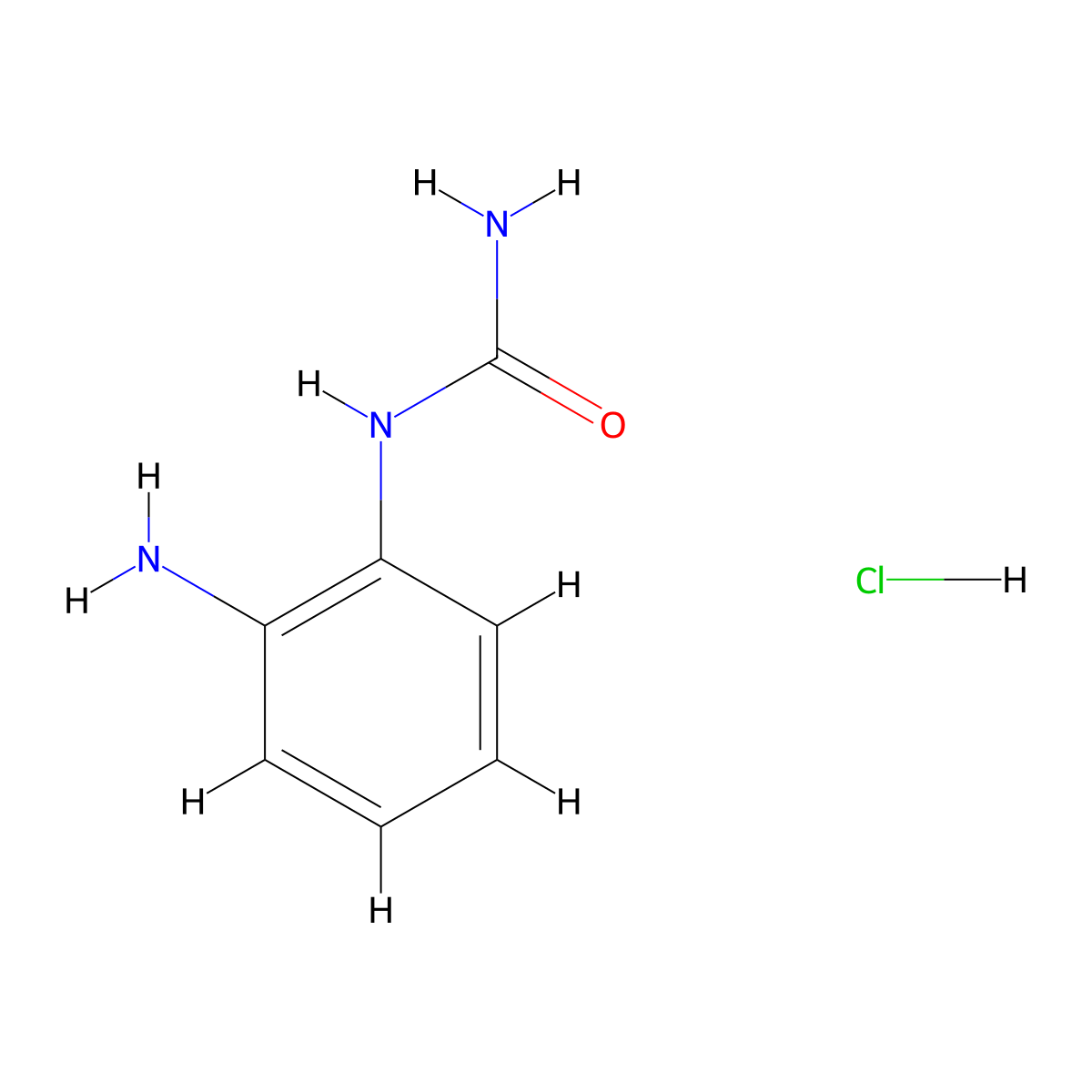 (2-Aminophenyl)urea;hydrochloride molecular structure, CAS 224951-91-1