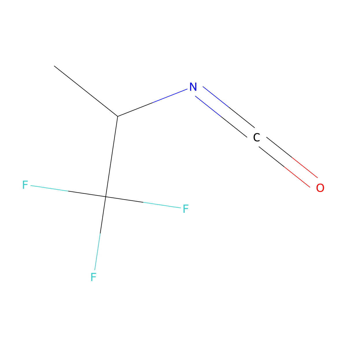 (2R)-1,1,1-trifluoro-2-isocyanatopropane molecular structure, CAS 2249515-57-7