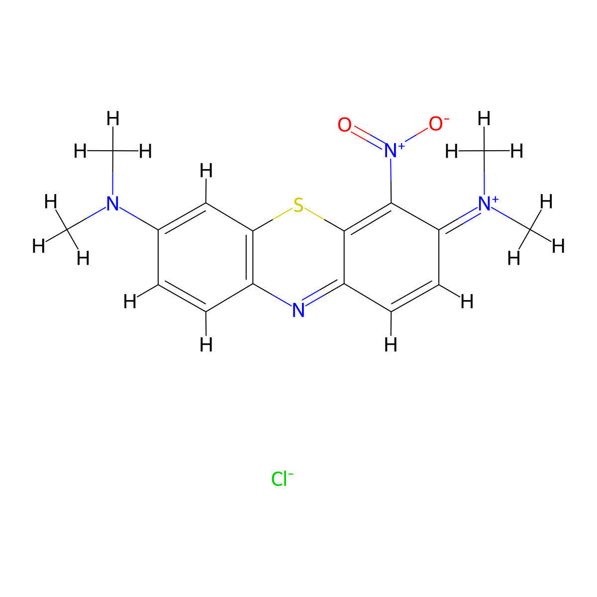 Methylene Green molecular structure, CAS 224967-52-6