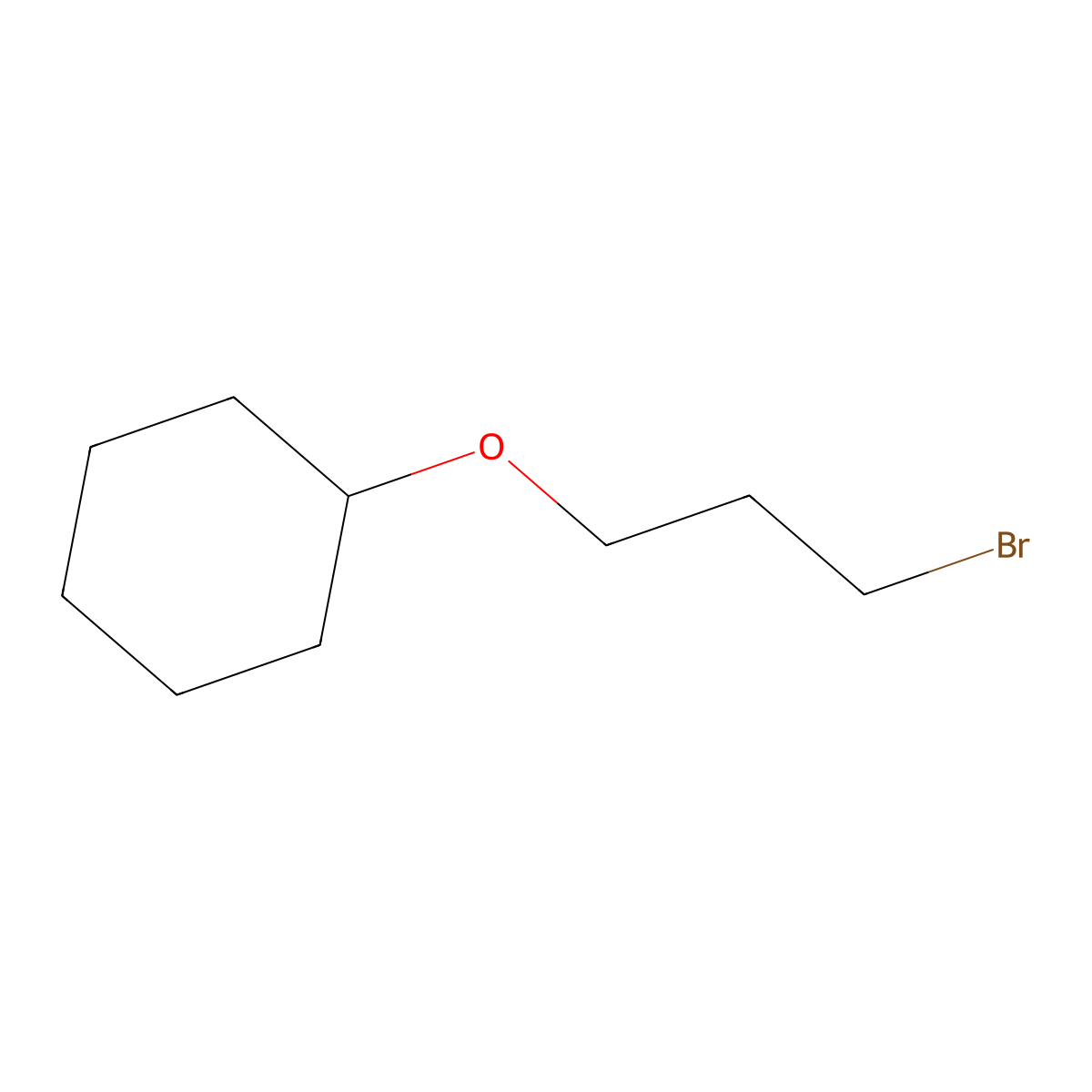 (3-Bromopropoxy)cyclohexane molecular structure, CAS 22498-19-7