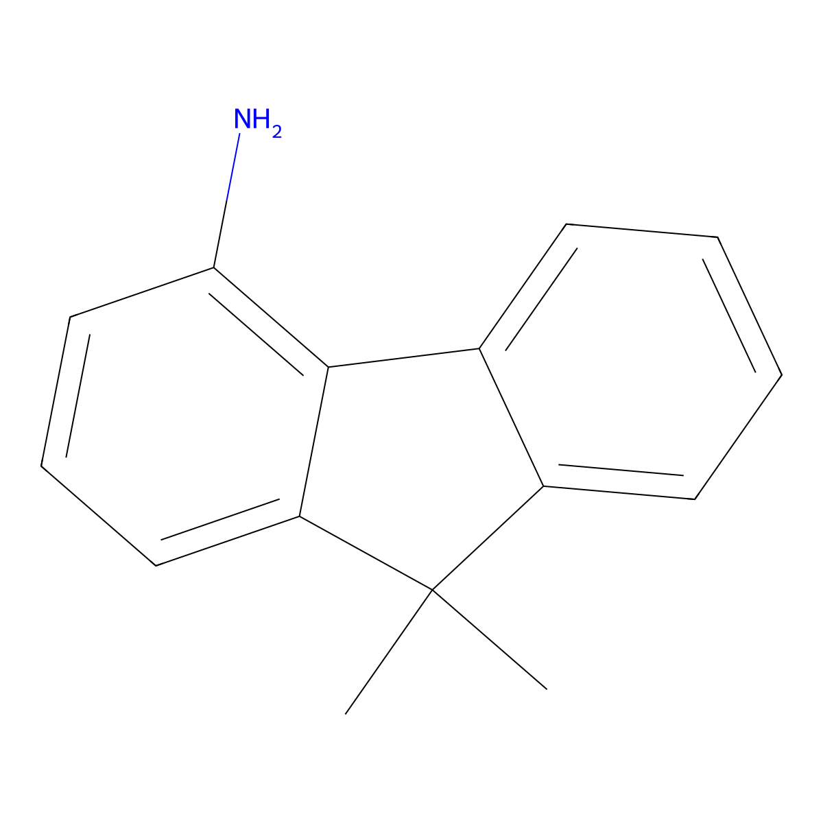 9,9-Dimethyl-9H-fluoren-4-amine molecular structure, CAS 2249831-75-0