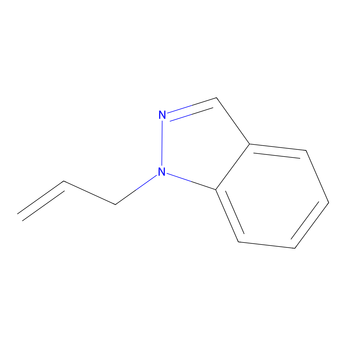 1-allyl-1H-indazole molecular structure, CAS 22499-48-5