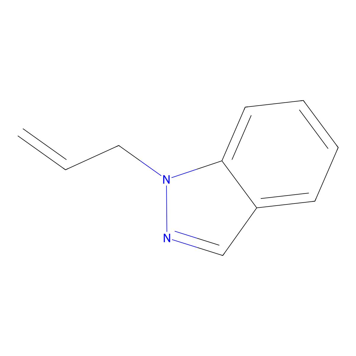 1-allyl-1H-indazole molecular structure, CAS 22499-48-5