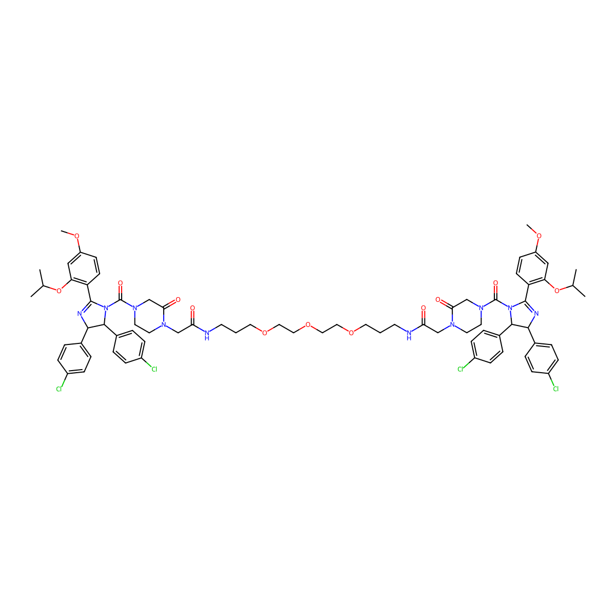 PROTAC MDM2 Degrader-1 molecular structure, CAS 2249944-98-5