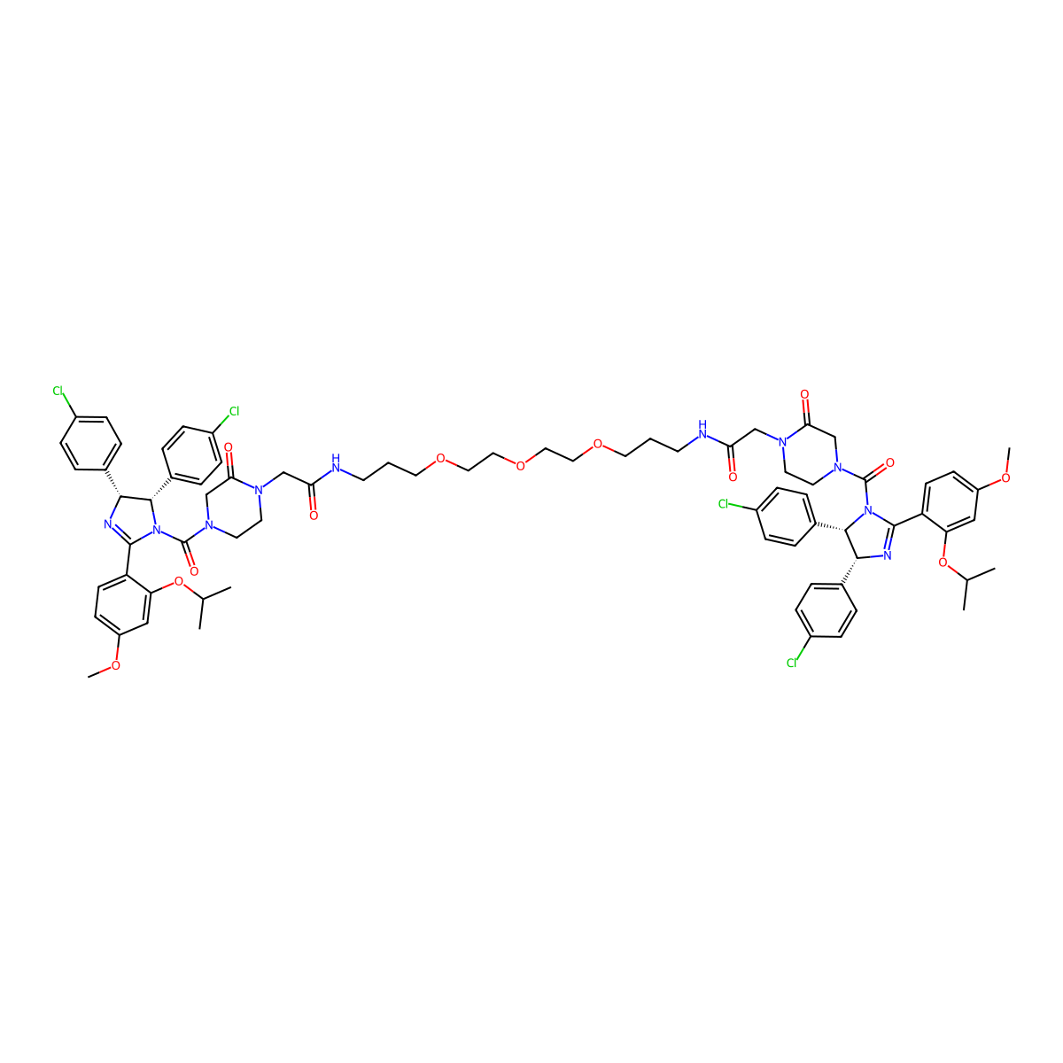 PROTAC MDM2 Degrader-1 molecular structure, CAS 2249944-98-5