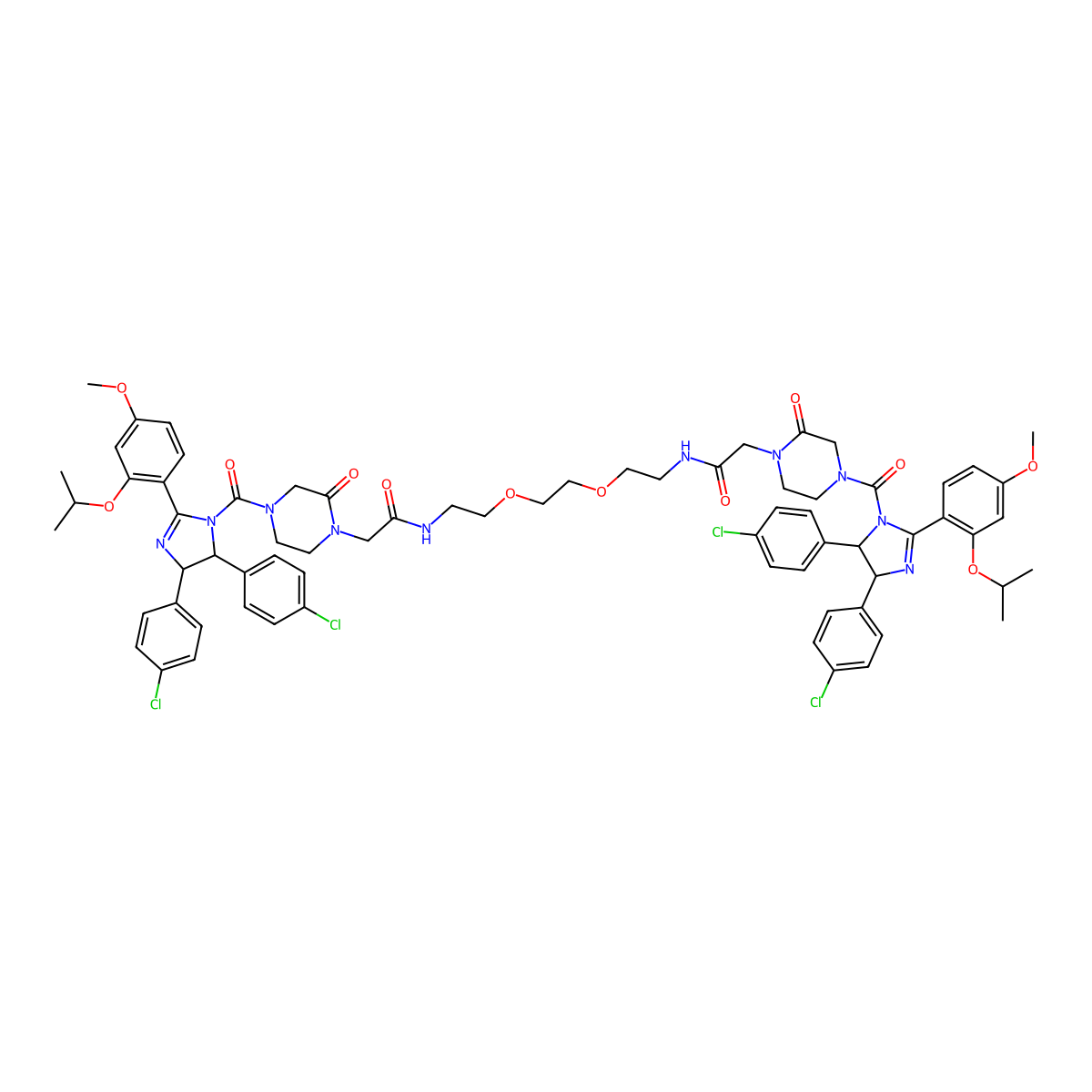 PROTAC MDM2 Degrader-2 molecular structure, CAS 2249944-99-6