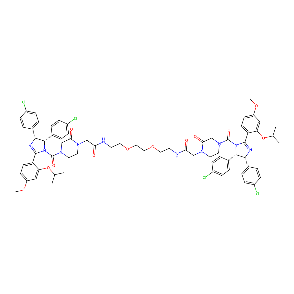 PROTAC MDM2 Degrader-2 molecular structure, CAS 2249944-99-6