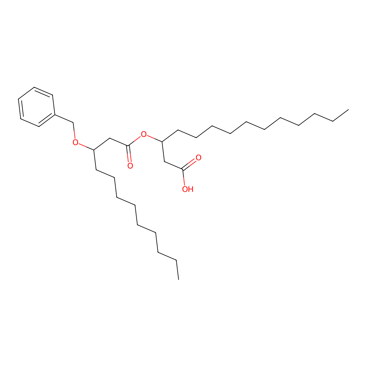 (R)-3-(((R)-3-(Benzyloxy)dodecanoyl)oxy)tetradecanoic acid molecular structure, CAS 2249946-94-7