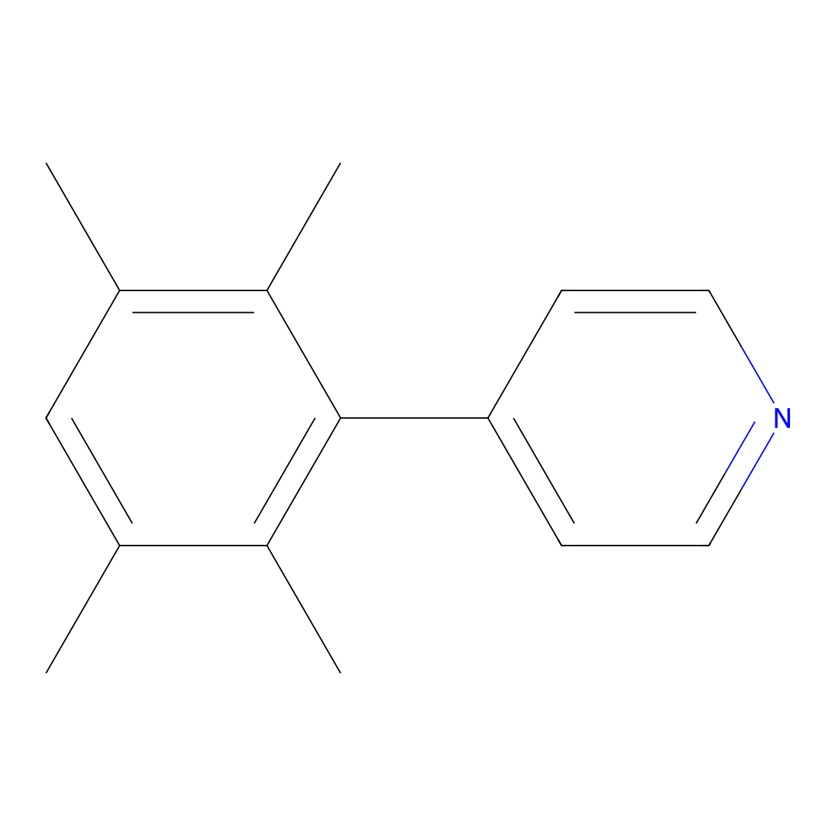 4-(2,3,5,6-Tetramethylphenyl)pyridine molecular structure, CAS 2249951-84-4