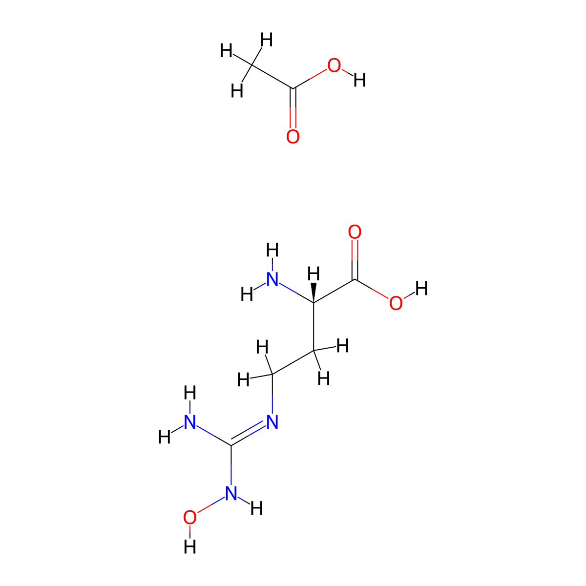 Nor NOHA monoacetate molecular structure, CAS 2250019-93-1