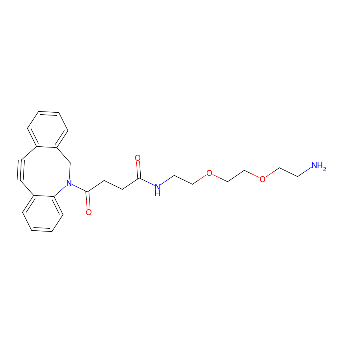 DBCO-PEG2-amine molecular structure, CAS 2250216-96-5