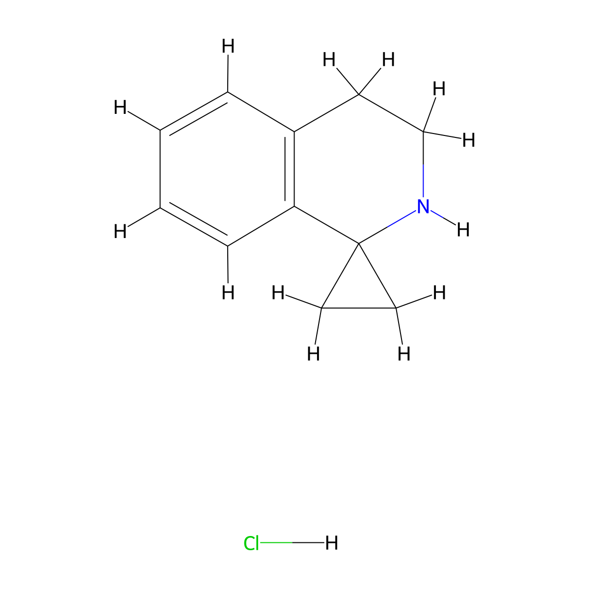 3',4'-Dihydro-2'H-spiro[cyclopropane-1,1'-isoquinoline] Hydrochloride molecular structure, CAS 2250243-32-2