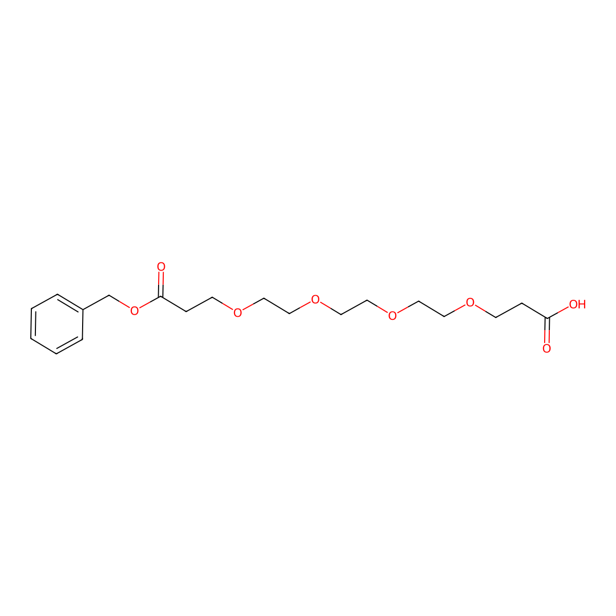 Benzyloxy carbonyl-PEG4-Acid molecular structure, CAS 2250278-48-7