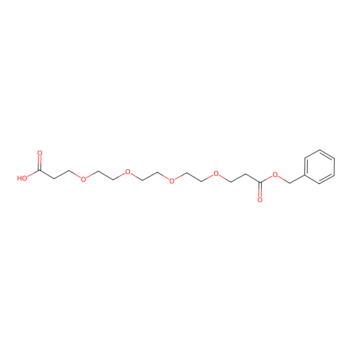 Benzyloxy carbonyl-PEG4-Acid molecular structure, CAS 2250278-48-7