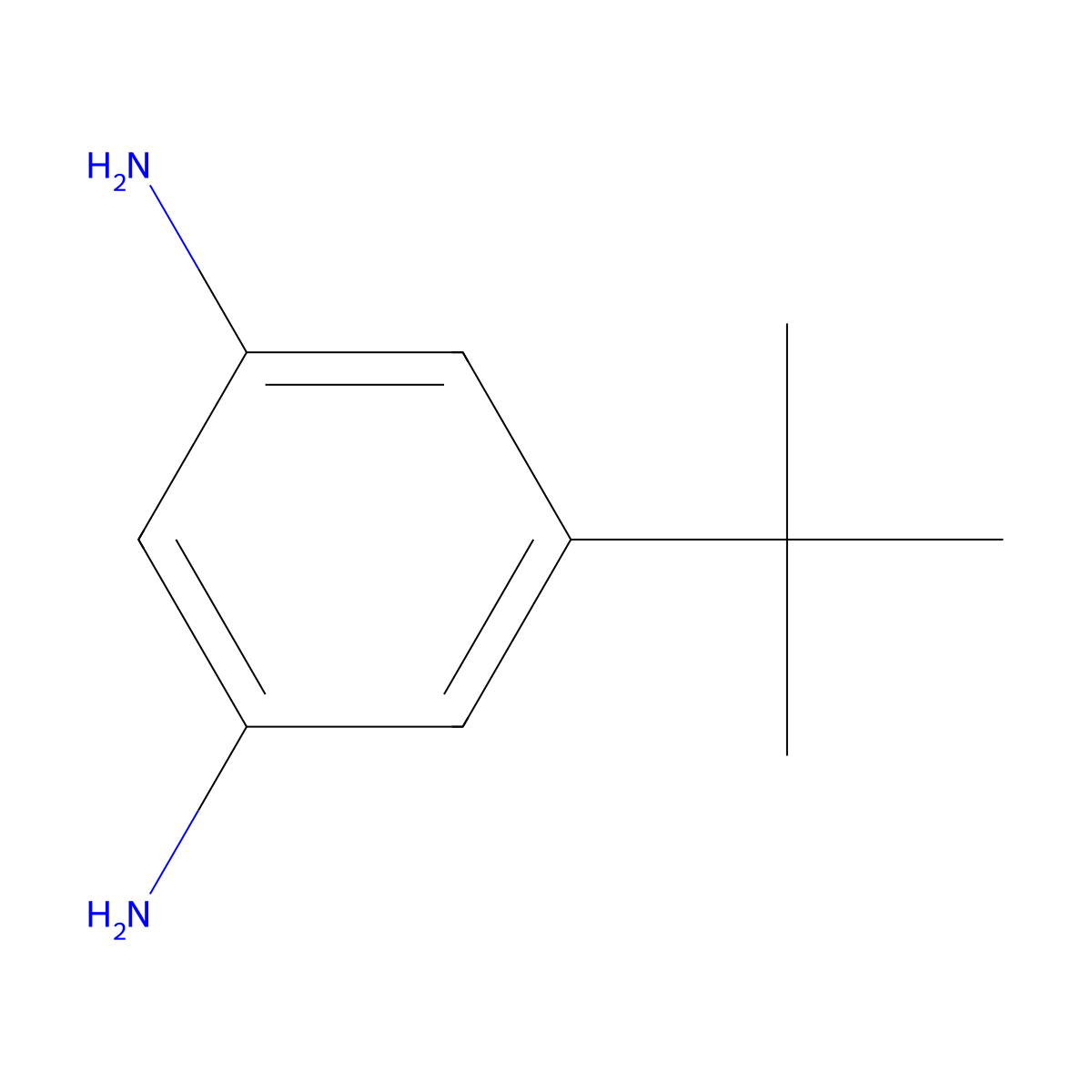 5-Tert-butylbenzene-1,3-diamine molecular structure, CAS 22503-17-9
