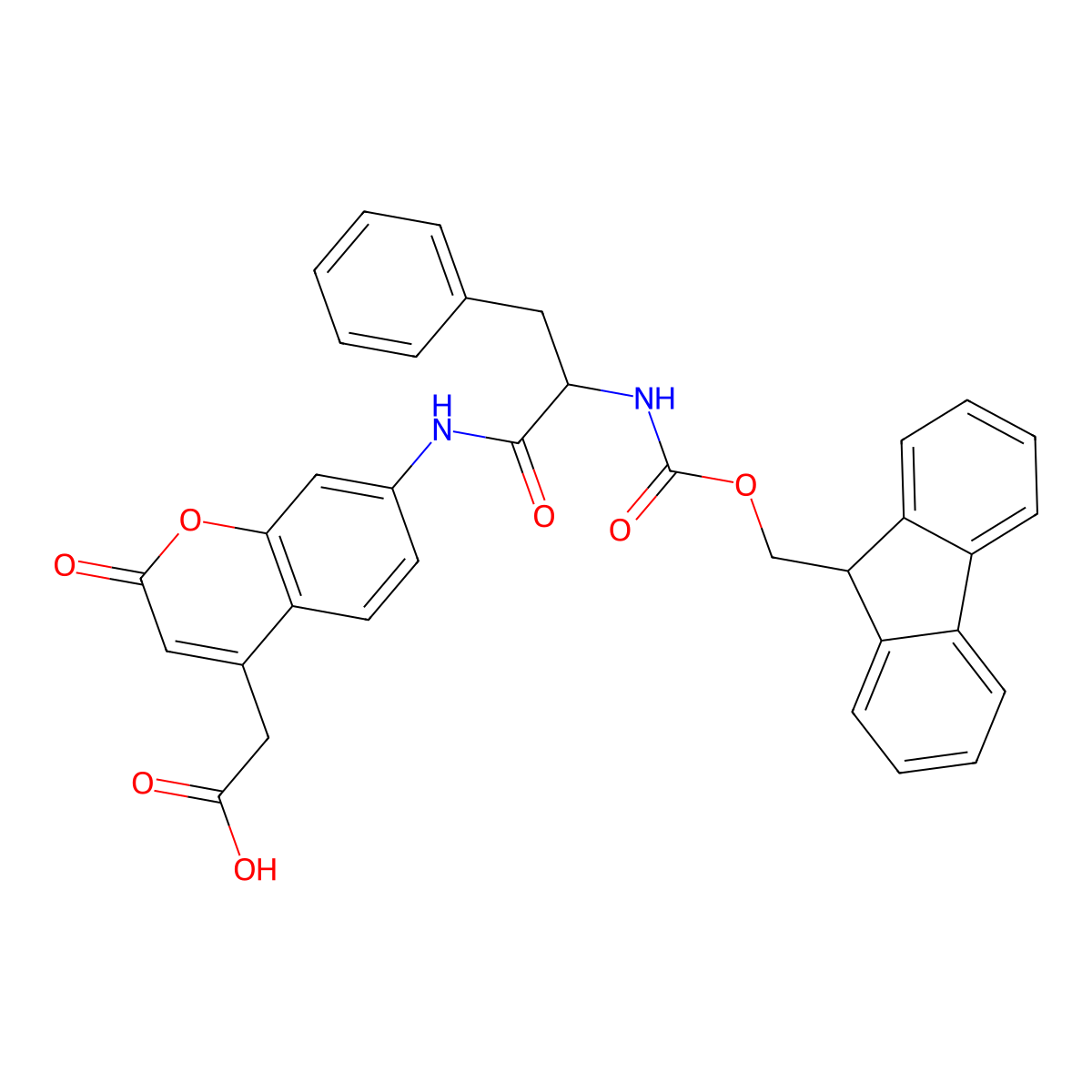 Fmoc-L-Phe-Aca-OH molecular structure, CAS 2250437-40-0