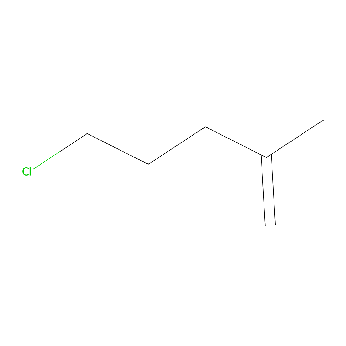 5-Chloro-2-methyl-1-pentene molecular structure, CAS 22508-65-2