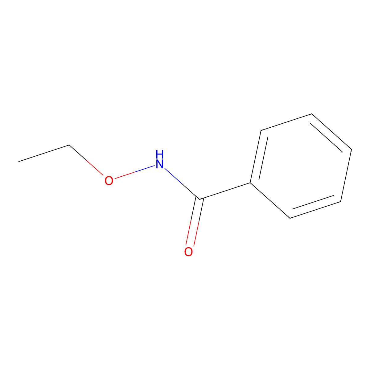 N-Ethoxybenzamide molecular structure, CAS 22509-51-9