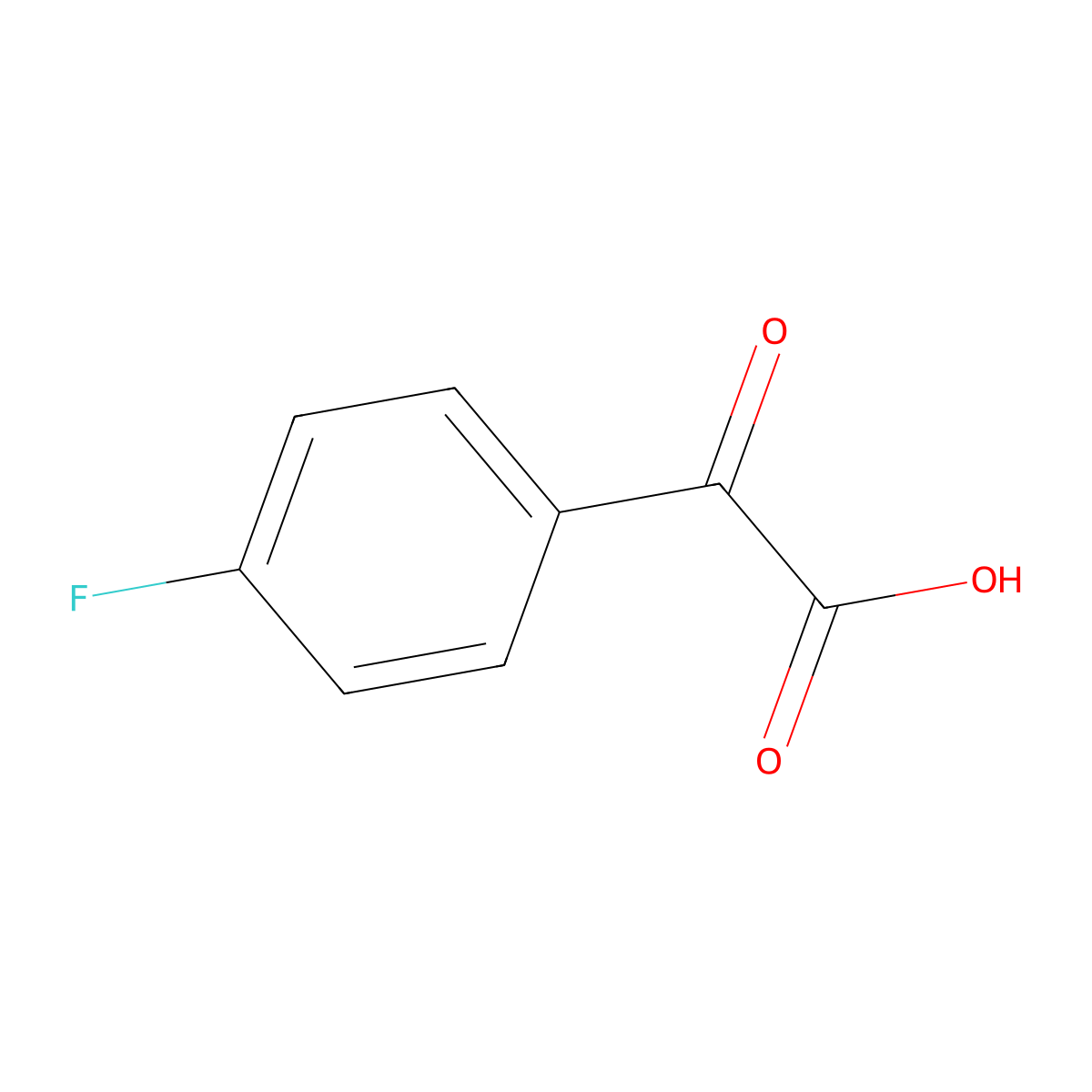 2-(4-Fluorophenyl)-2-oxoacetic Acid molecular structure, CAS 2251-76-5