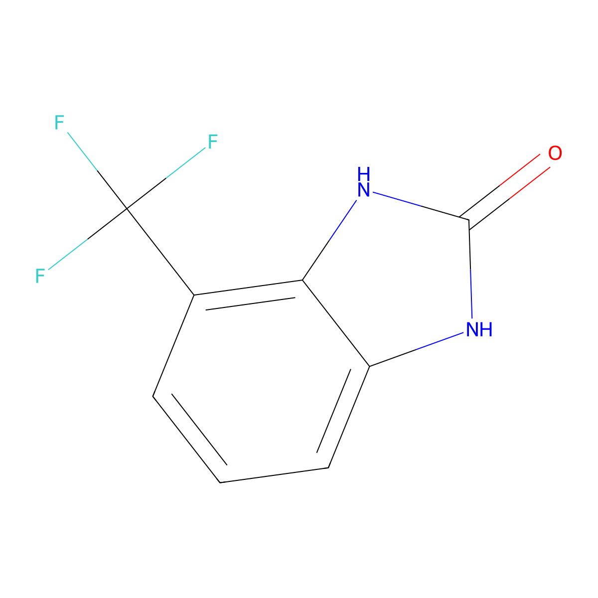 4-Trifluoromethyl-1,3-dihydro-benzoimidazol-2-one molecular structure, CAS 2251-78-7