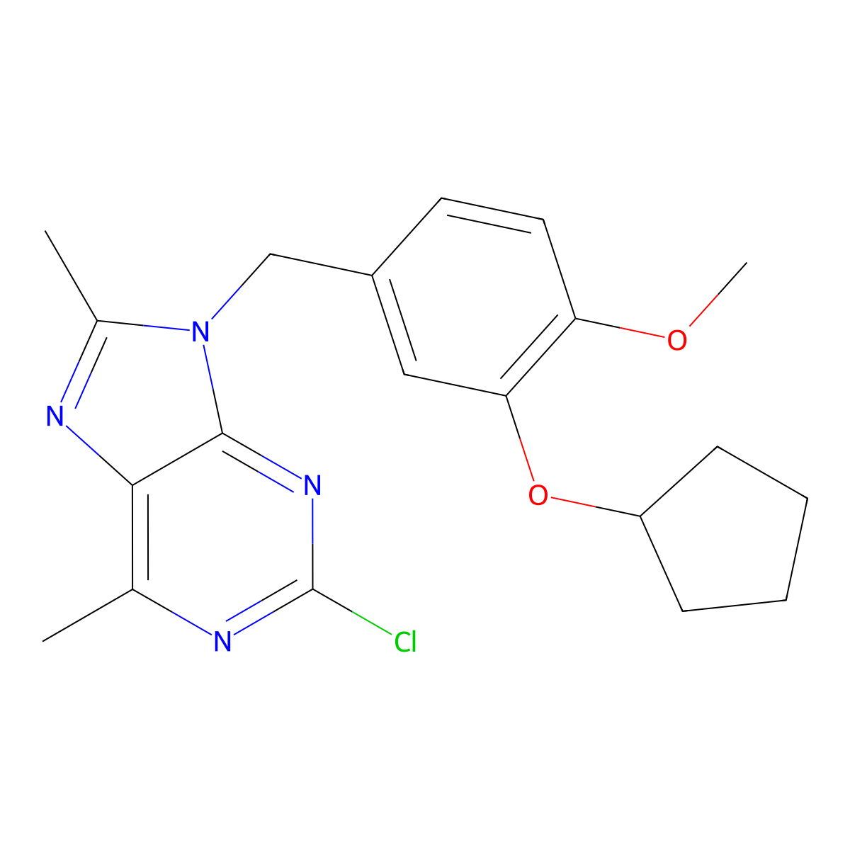 Pde IV-IN-1 molecular structure, CAS 225100-12-9