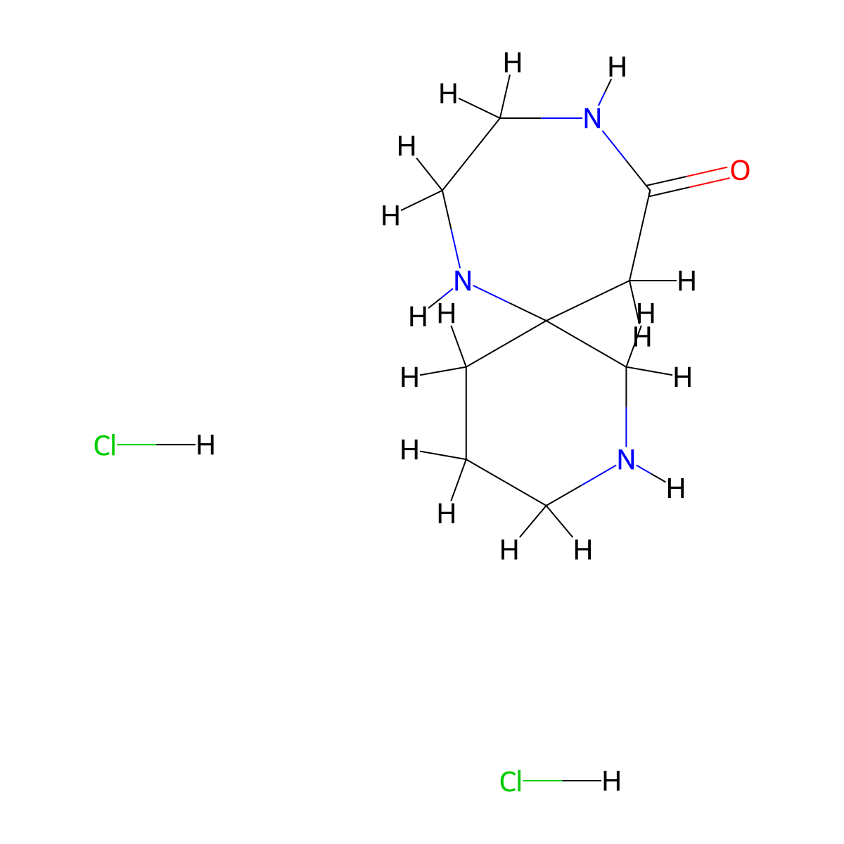 2,7,10-Triazaspiro[5.6]dodecan-11-one dihydrochloride molecular structure, CAS 2251054-55-2