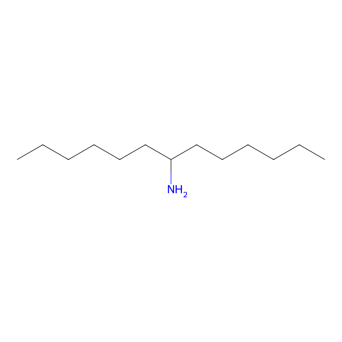 Tridecan-7-amine molecular structure, CAS 22513-16-2