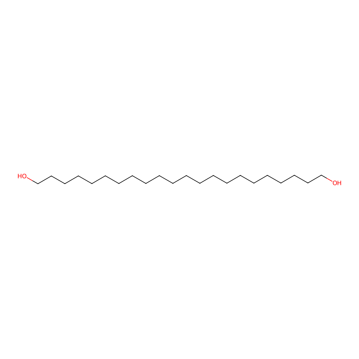 1,22-Docosanediol molecular structure, CAS 22513-81-1