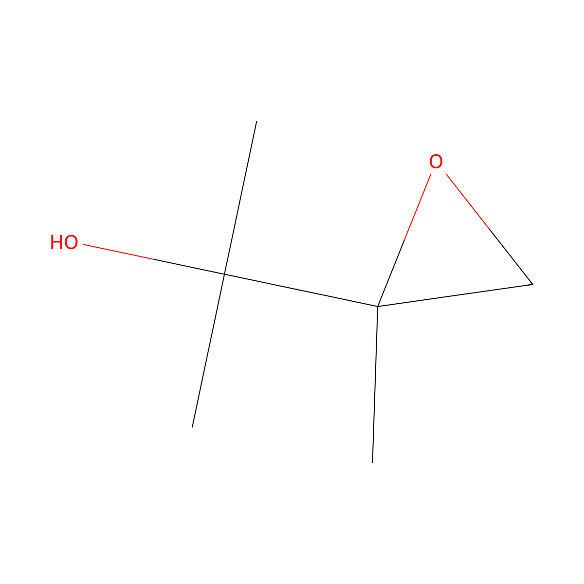 alpha,alpha,2-Trimethyl-2-oxiranemethanol molecular structure, CAS 22515-23-7