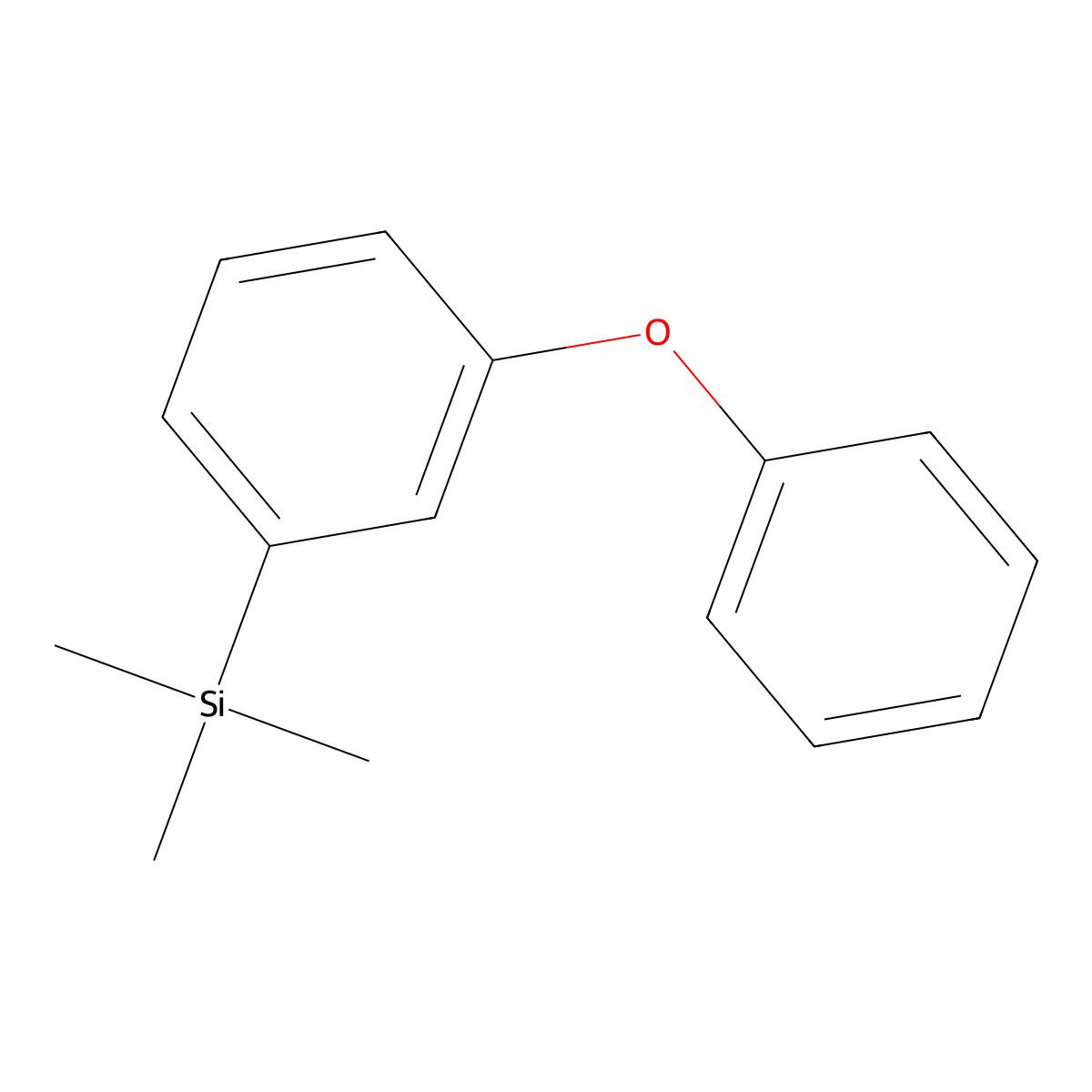 Trimethyl(3-phenoxyphenyl)silane molecular structure, CAS 22515-27-1