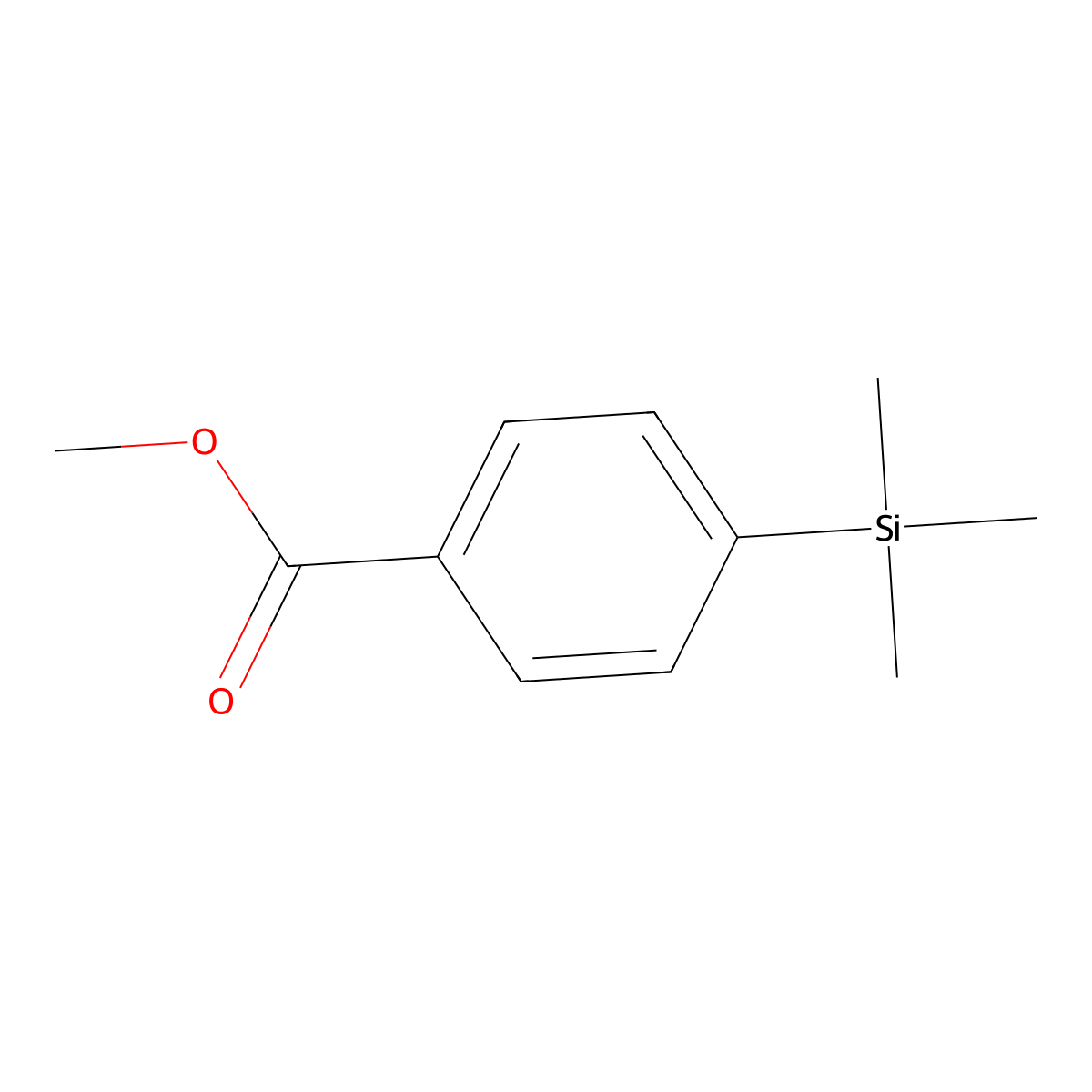 Methyl 4-(Trimethylsilyl)benzoate molecular structure, CAS 22515-30-6