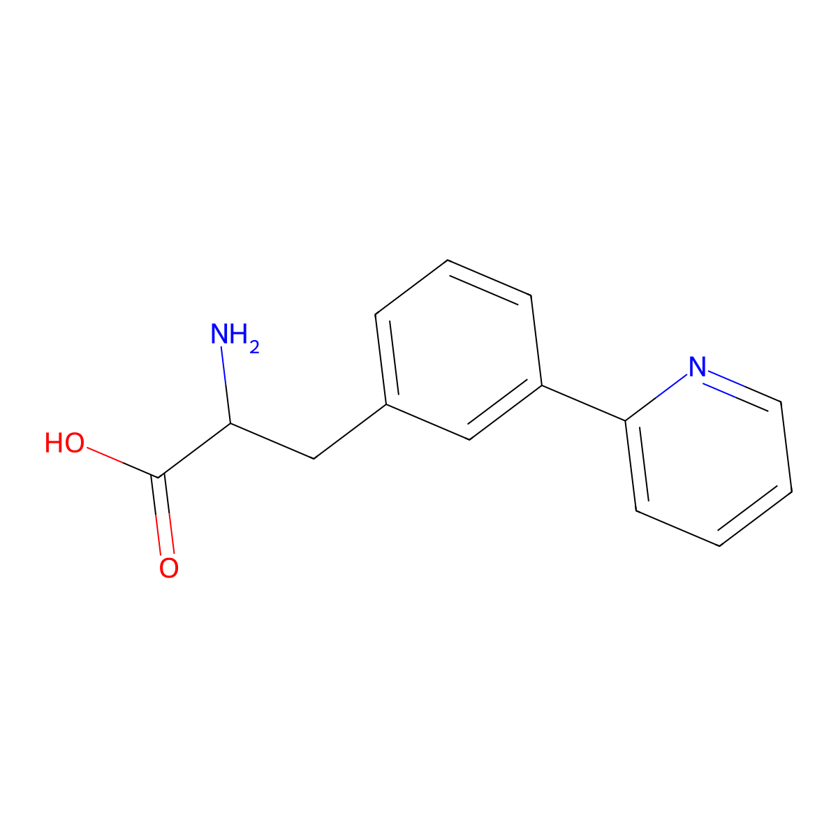 3-(2-Pyridyl)-DL-phenylalanine molecular structure, CAS 2252156-23-1
