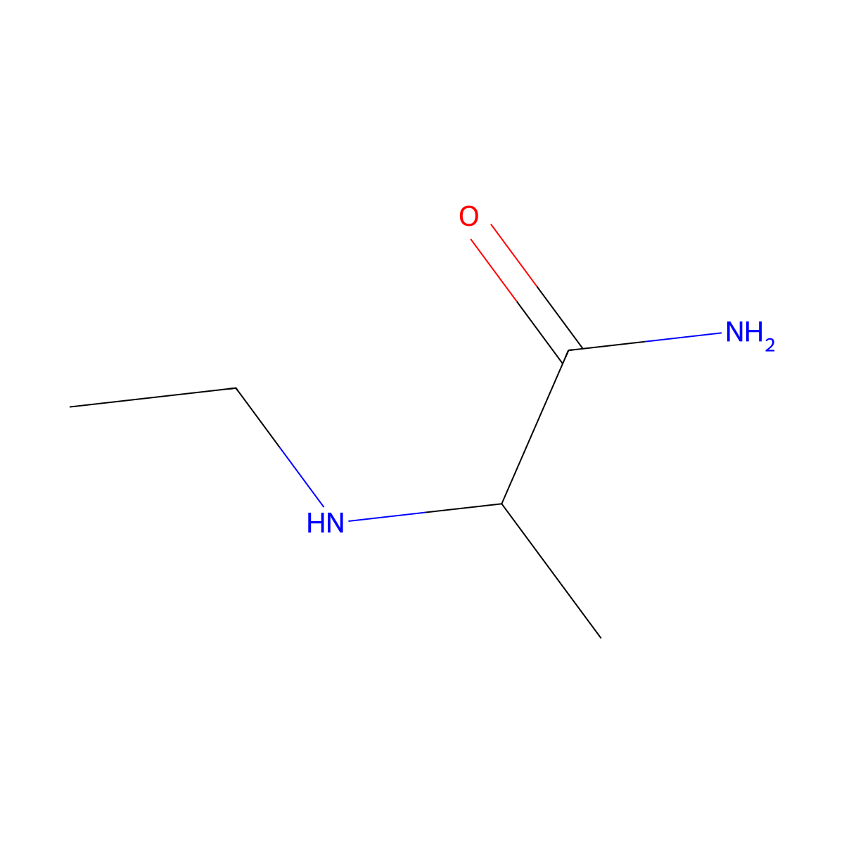 2-(Ethylamino)propanamide molecular structure, CAS 225229-01-6
