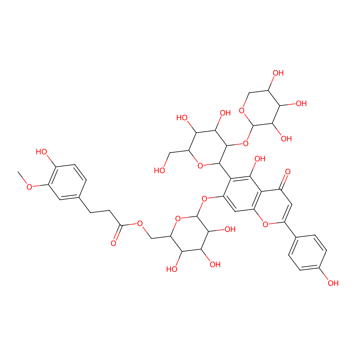 Vaccarin E molecular structure, CAS 2252345-81-4