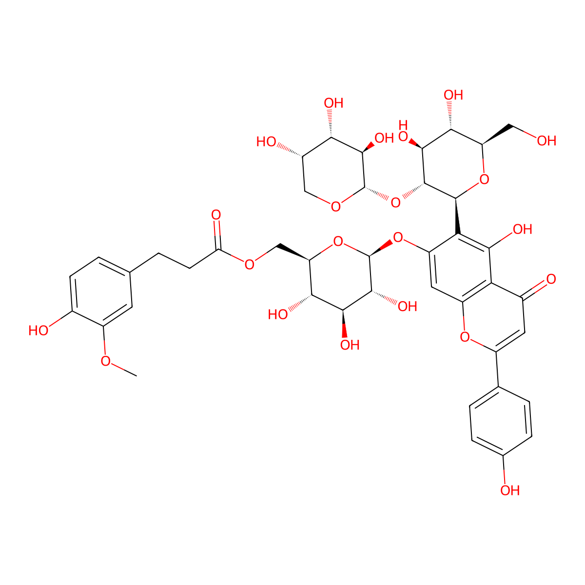 Vaccarin E molecular structure, CAS 2252345-81-4