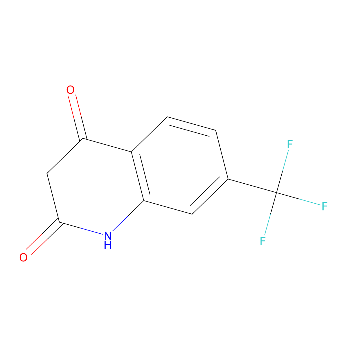 7-(Trifluoromethyl)quinoline-2,4(1H,3H)-dione molecular structure, CAS 2252407-92-2