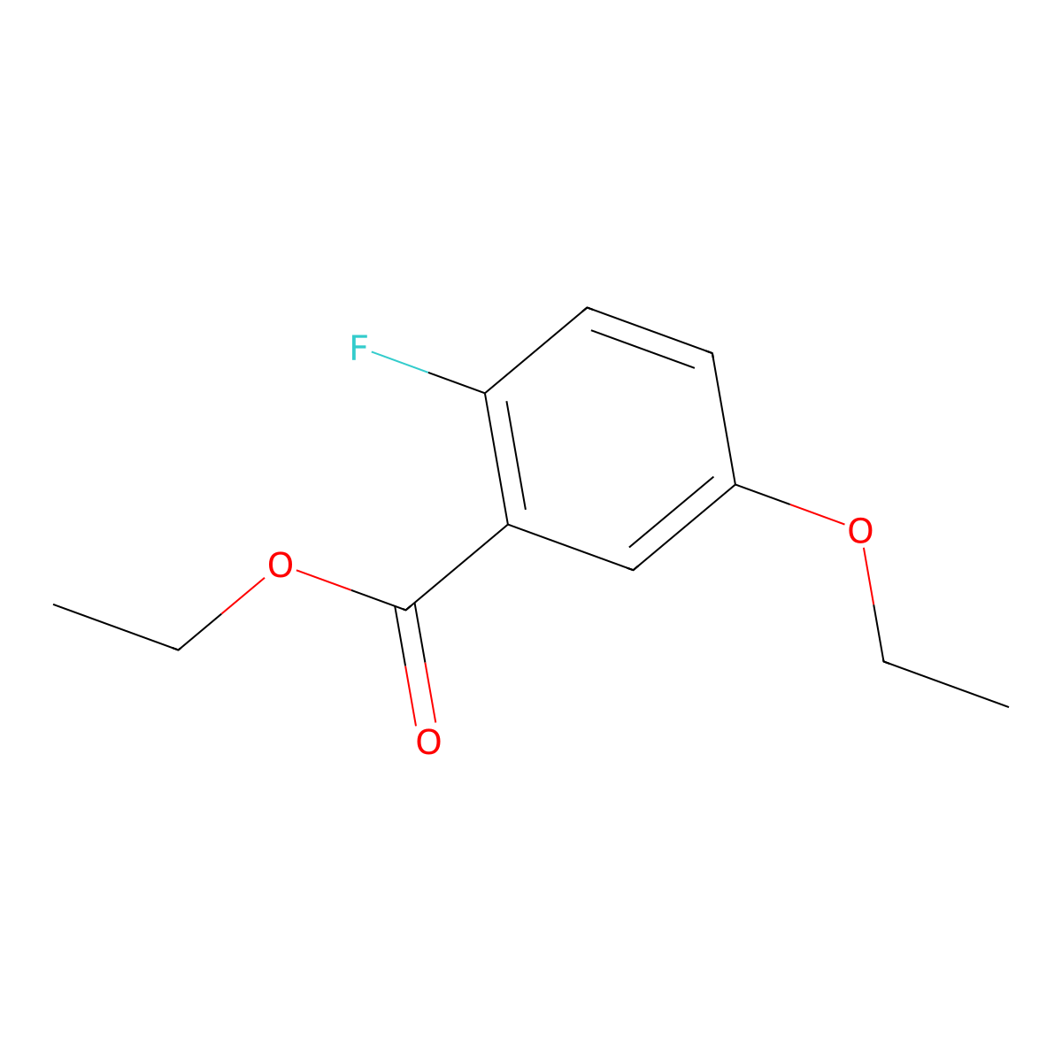 Ethyl 5-ethoxy-2-fluorobenzoate molecular structure, CAS 2252451-79-7