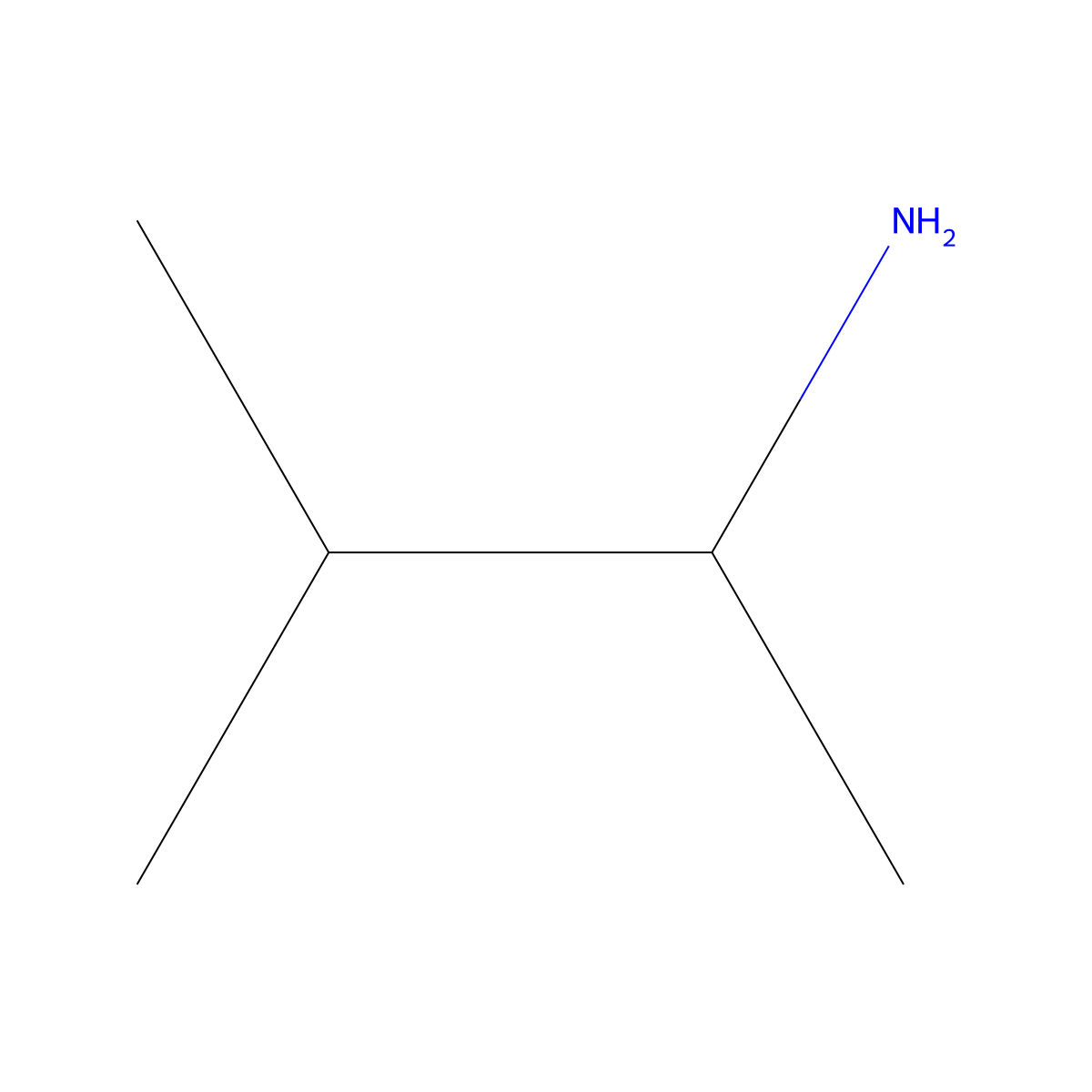 1,2-Dimethylpropylamine, (S)- molecular structure, CAS 22526-46-1