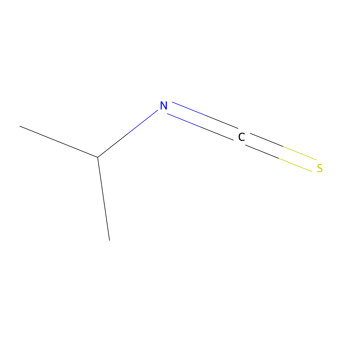 Isopropyl Isothiocyanate molecular structure, CAS 2253-73-8