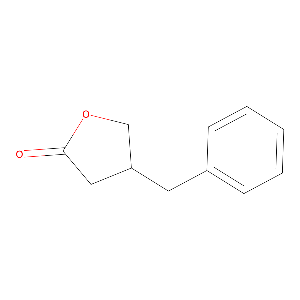 Dihydro-4-(phenylmethyl)-2(3H)-furanone molecular structure, CAS 22530-98-9