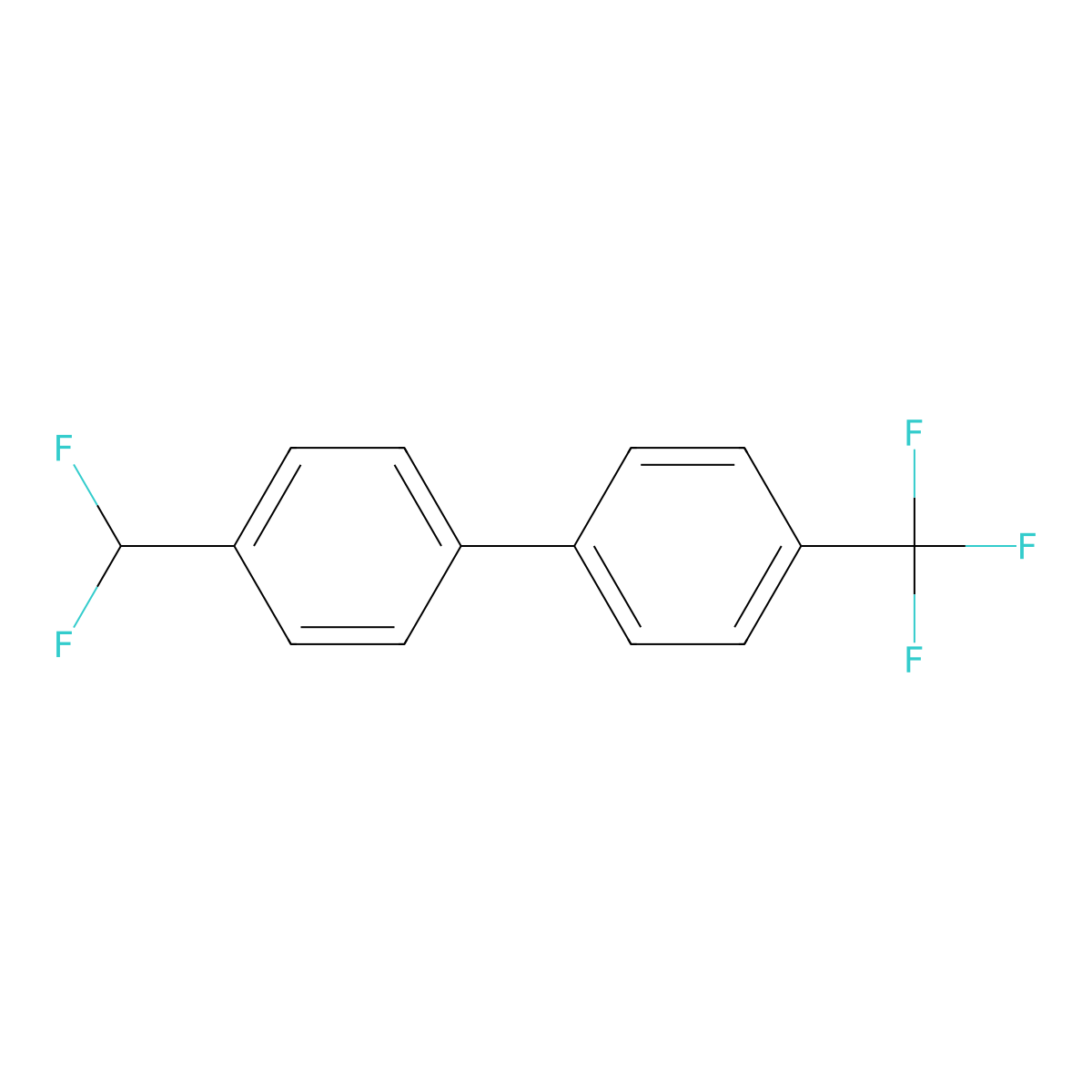 4-(Difluoromethyl)-4'-(trifluoromethyl)-1,1'-biphenyl molecular structure, CAS 2253172-17-5