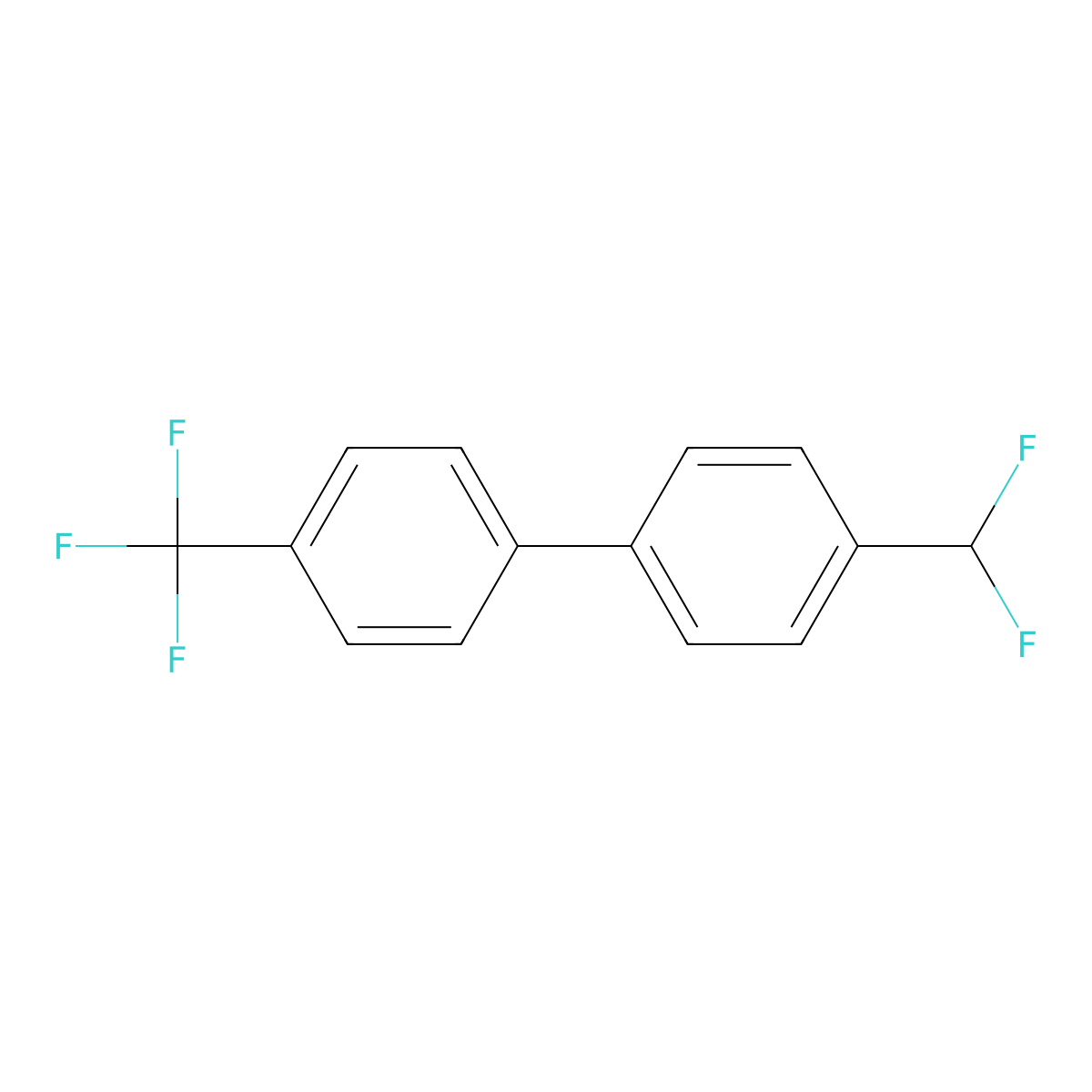 4-(Difluoromethyl)-4'-(trifluoromethyl)-1,1'-biphenyl molecular structure, CAS 2253172-17-5
