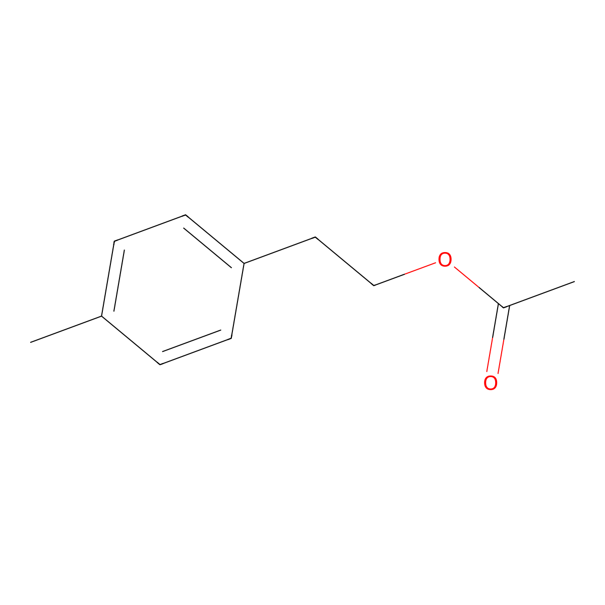 Benzeneethanol, 4-methyl-, 1-acetate molecular structure, CAS 22532-47-4