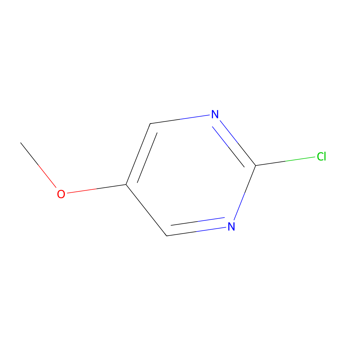 2-Chloro-5-methoxypyrimidine molecular structure, CAS 22536-65-8