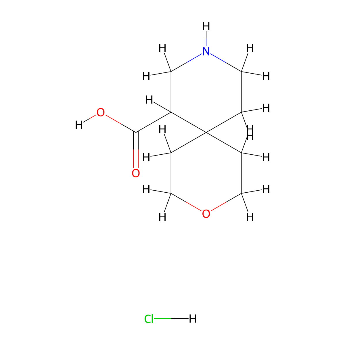 3-Oxa-9-azaspiro[5.5]undecane-7-carboxylic acid hydrochloride molecular structure, CAS 2253629-45-5