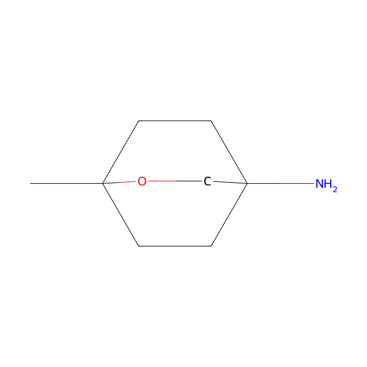 1-Methyl-2-oxabicyclo[2.2.2]octan-4-amine molecular structure, CAS 2253629-49-9