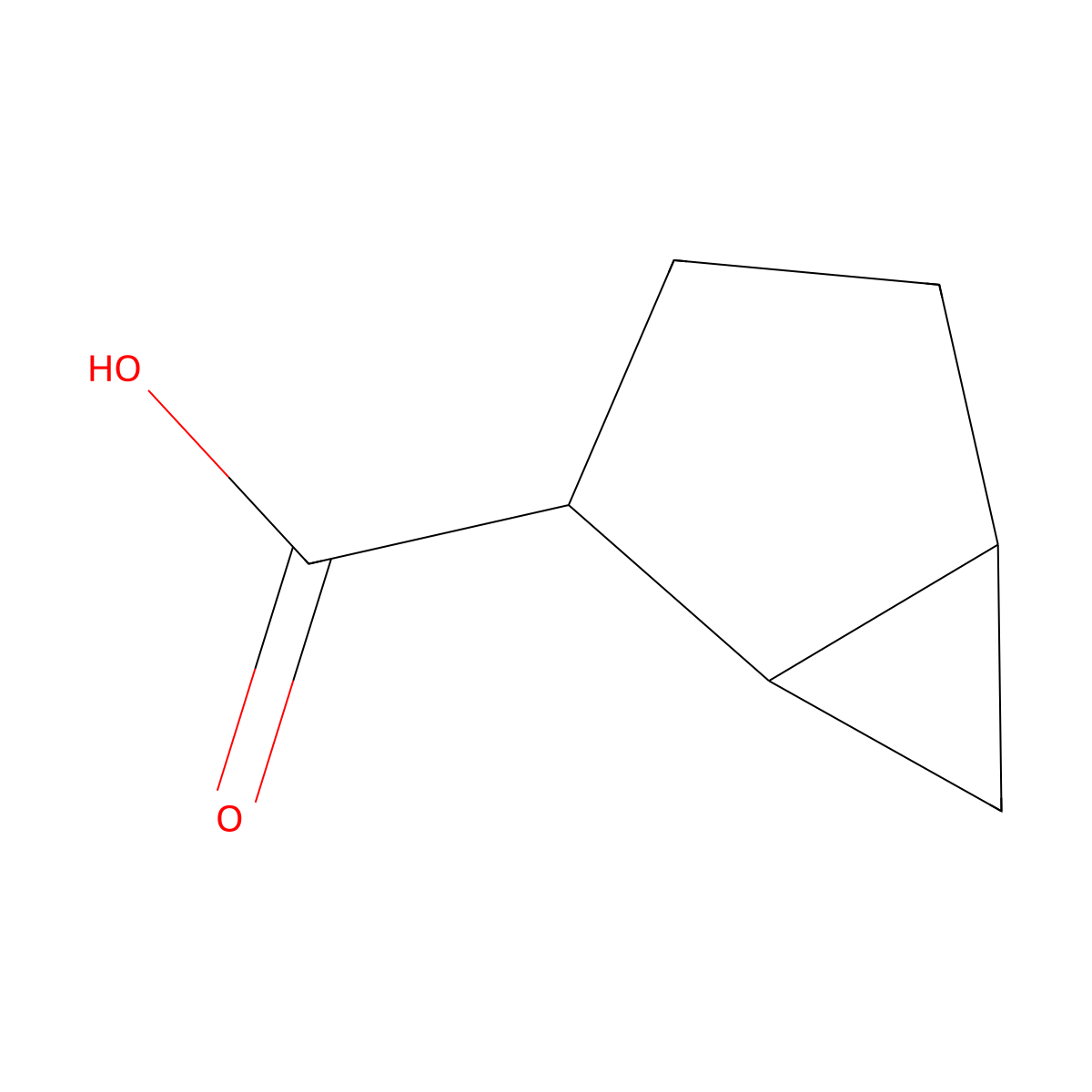 rac-(1R,2S,5S)-bicyclo(3.1.0)hexane-2-carboxylic acid molecular structure, CAS 2253629-53-5