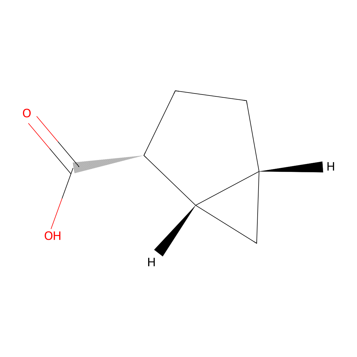 rac-(1R,2S,5S)-bicyclo(3.1.0)hexane-2-carboxylic acid molecular structure, CAS 2253629-53-5