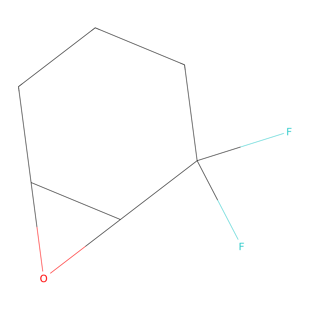 rac-(1R,6R)-2,2-difluoro-7-oxabicyclo[4.1.0]heptane molecular structure, CAS 2253630-01-0
